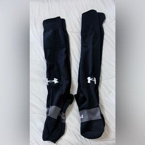 Under Armour Black & Gray Athletic Socks
